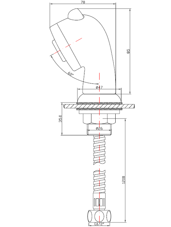 SH002 Global Nino SPA shower head